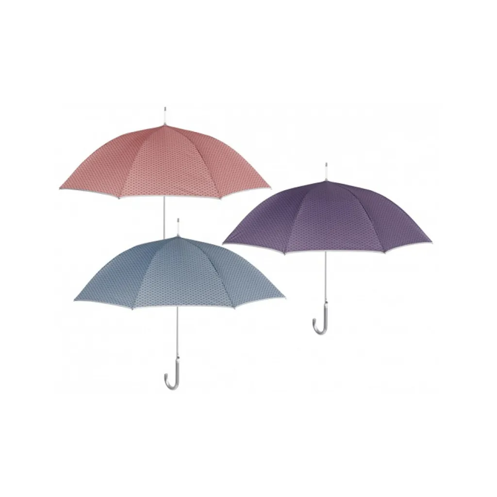 PERLETTI Automatický deštník TECHNOLOGY Trattino/šedá, 21719