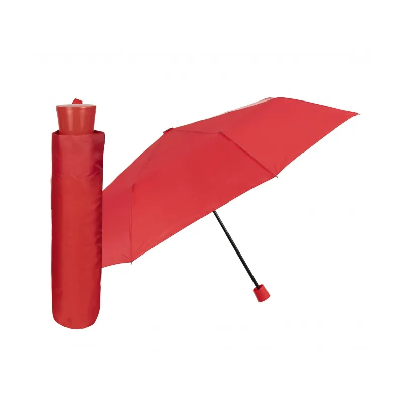 PERLETTI® Skladací dáždnik ECONOMY / červená, 96005-03