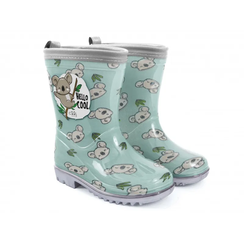 PERLETTI Detské reflexné gumáky COOL KIDS Koala,15601 PERLETTI Detské reflexné gumáky COOL KIDS Koala,15601