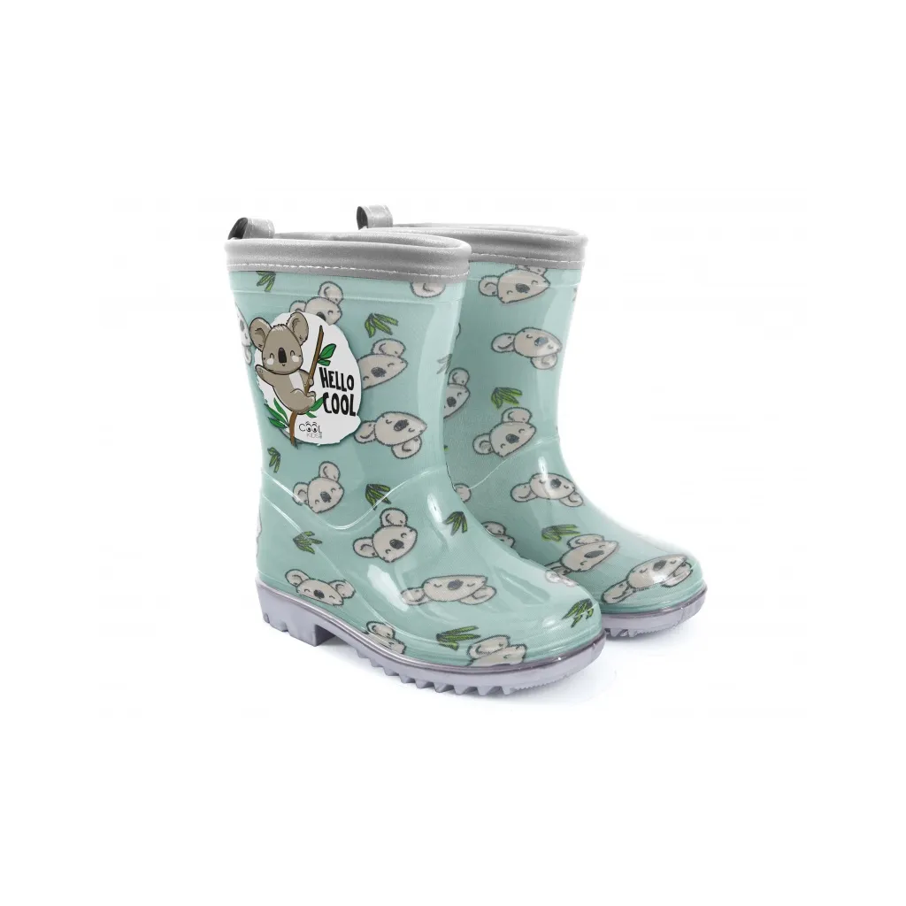 PERLETTI Detské reflexné gumáky COOL KIDS Koala,15601