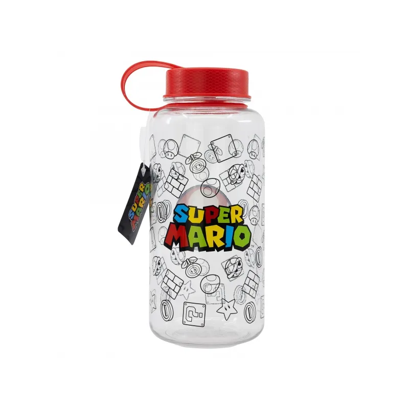 Plastová XL fľaša SUPER MARIO, 1100ml, 03596