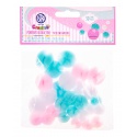 CREATIVO Silonové POMPOM kuličky PASTEL DREAM, 30ks, 335122008