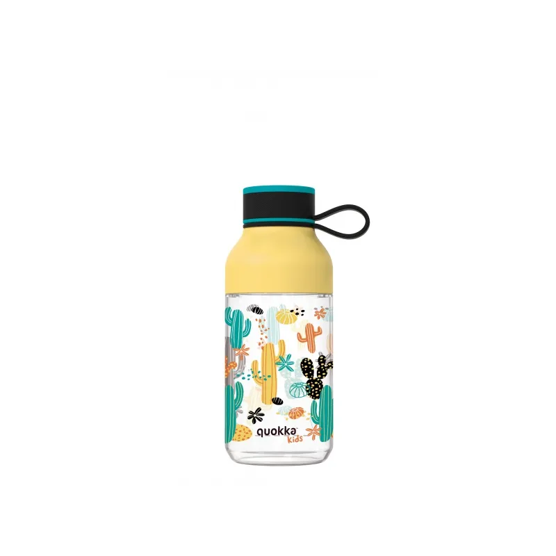 Plastová fľaša s pútkom Cactus Quokka Kids Ice 430 ml