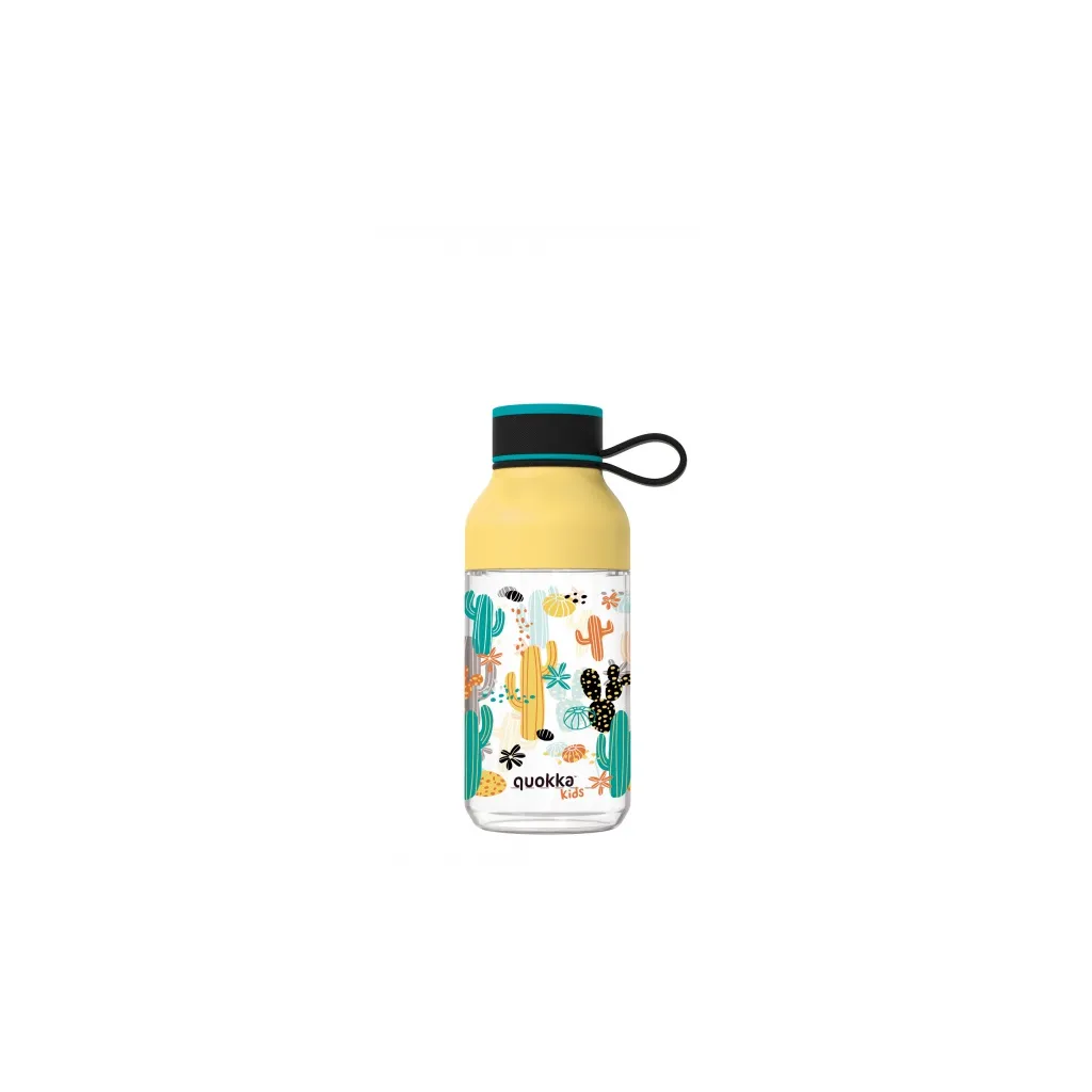 Plastová fľaša s pútkom Cactus Quokka Kids Ice 430 ml