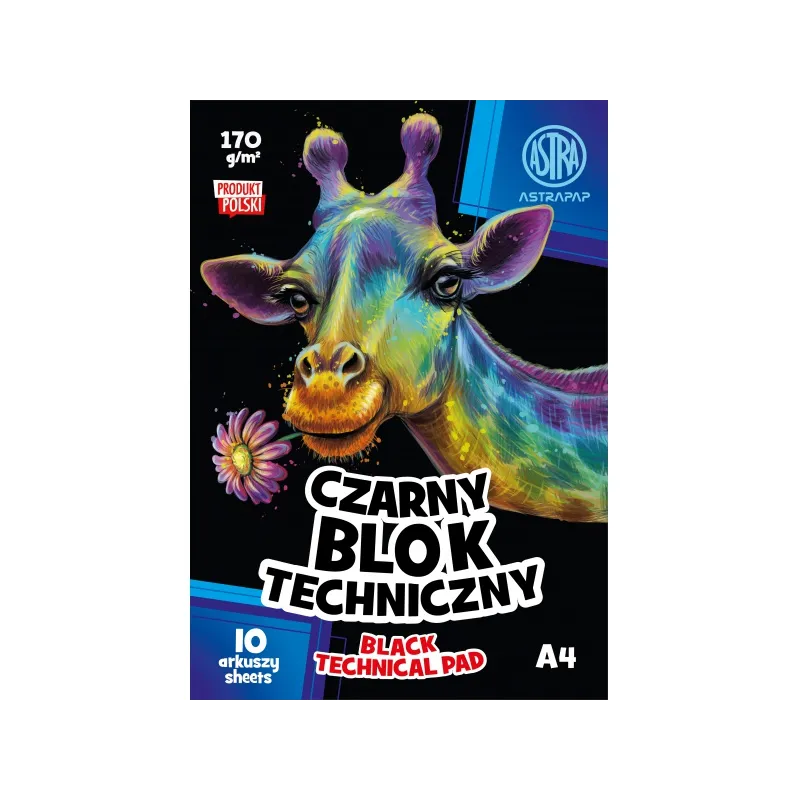ASTRAPAP Blok čiernych papierov A4, 10 listov, 170g/m2, 106022005 ASTRAPAP Blok čiernych papierov A4, 10 listov, 170g/m2, 106022005