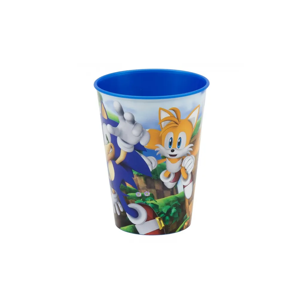 Pohár pre deti Sonic – plastový pohár 260 ml
