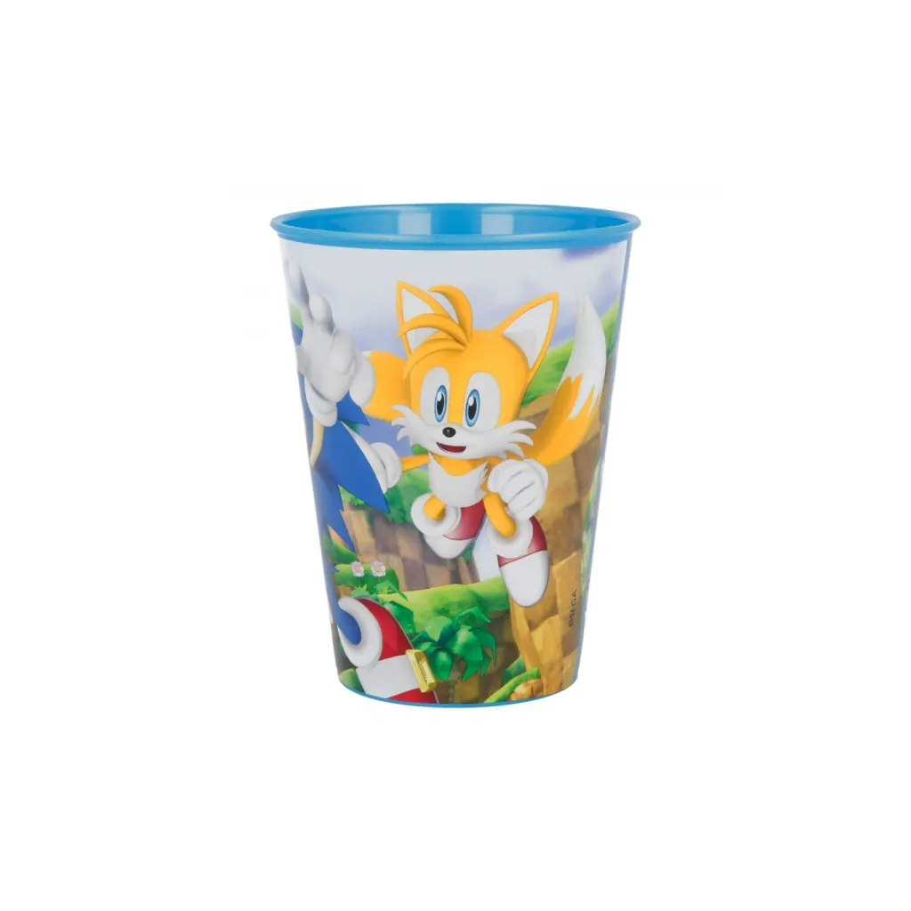 Pohár pre deti Sonic – plastový pohár 260 ml