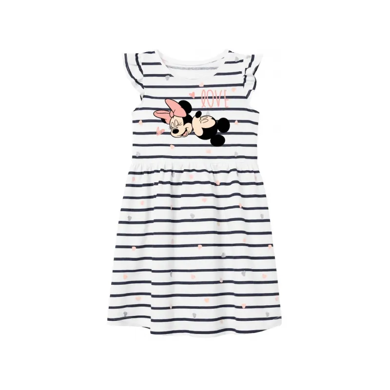 Dievčenské bavlnené šaty MINNIE MOUSE Dievčenské bavlnené šaty MINNIE MOUSE