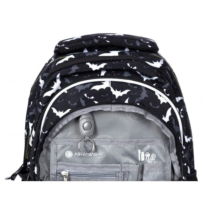 ASTRABAG, Školský batoh pre prvý stupeň NIGHT BATS, AB420, 502022098 ASTRABAG, Školský batoh pre prvý stupeň NIGHT BATS, AB420, 502022098