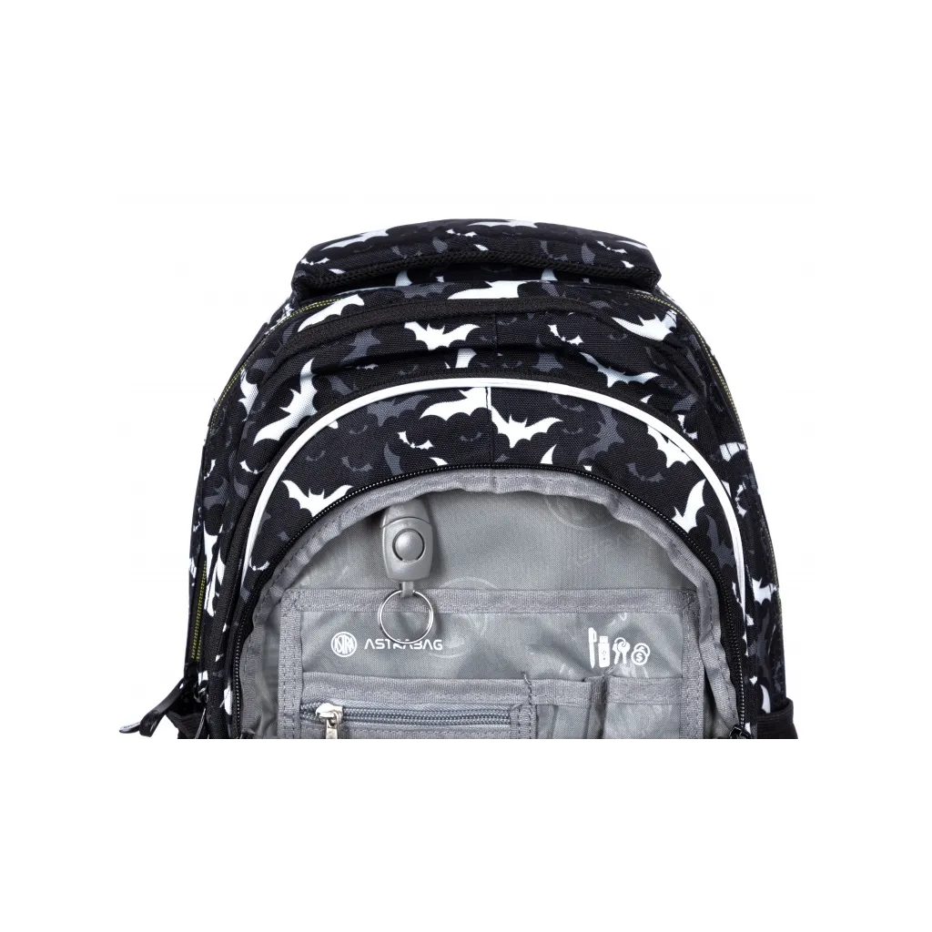 ASTRABAG, Školský  batoh pre prvý stupeň NIGHT BATS,  AB420, 502022098