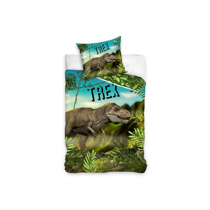 CARBOTEX Obojstranné bavlnené obliečky JURASSIC WORLD T-REX, 140/200+70/90, NL201091 CARBOTEX Obojstranné bavlnené obliečky JURASSIC WORLD T-REX, 140/200+70/90, NL201091