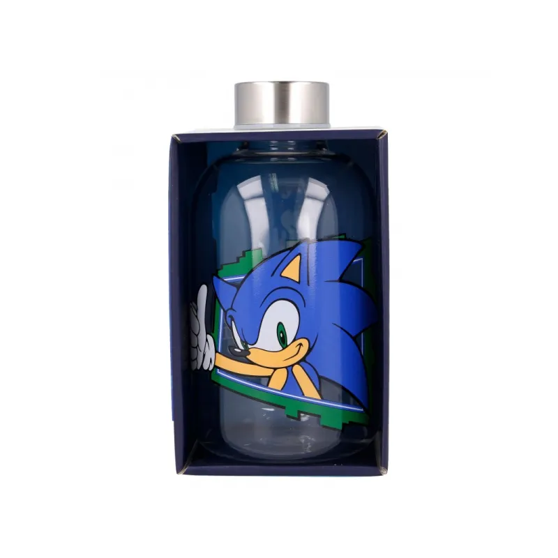 Luxusná sklenená fľaša JEŽKO SONIC, 620ml, 00494