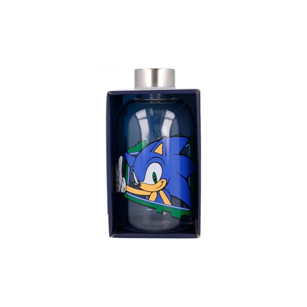 Luxusní skleněná láhev JEŽKO SONIC, 620ml, 00494