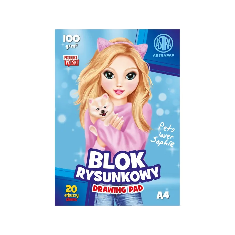 Náčrtník / skicár A4, 20 listov 100g/m2 "Emi&Sofi", 106022013 Náčrtník / skicár A4, 20 listov 100g/m2 "Emi&Sofi", 106022013