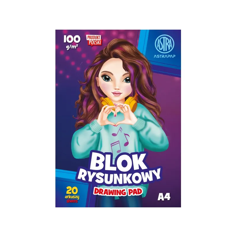 Náčrtník / skicár A4, 20 listov 100g/m2 "Emi&Sofi", 106022013 Náčrtník / skicár A4, 20 listov 100g/m2 "Emi&Sofi", 106022013