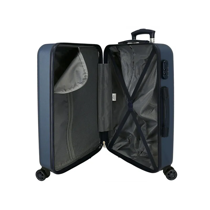 Sada luxusních ABS cestovních kufrů 65cm/55cm PEPE JEANS DAVIS Denim, 6481422