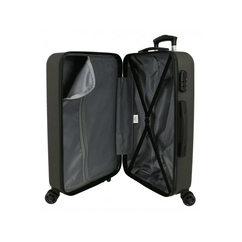 Sada luxusných ABS cestovných kufrov 65cm/55cm PEPE JEANS AIDAN Antracita, 6461422 Sada luxusných ABS cestovných kufrov 65cm/55cm PEPE JEANS AIDAN Antracita, 6461422