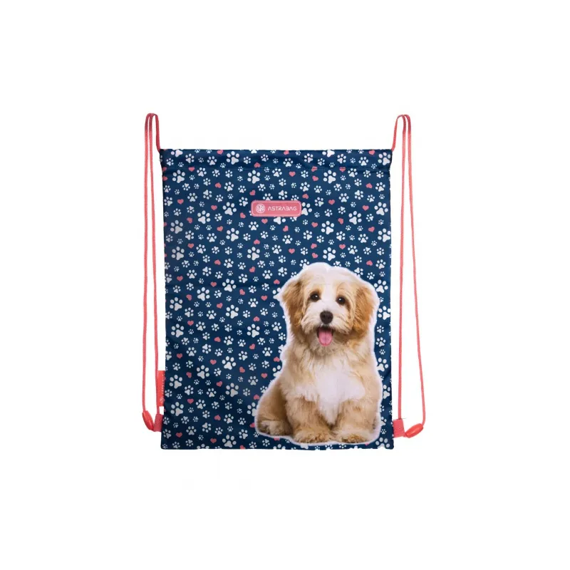 ASTRABAG, Vrecúško na prezuvky CUTE PUPPY, AD1, 507022047 ASTRABAG, Vrecúško na prezuvky CUTE PUPPY, AD1, 507022047