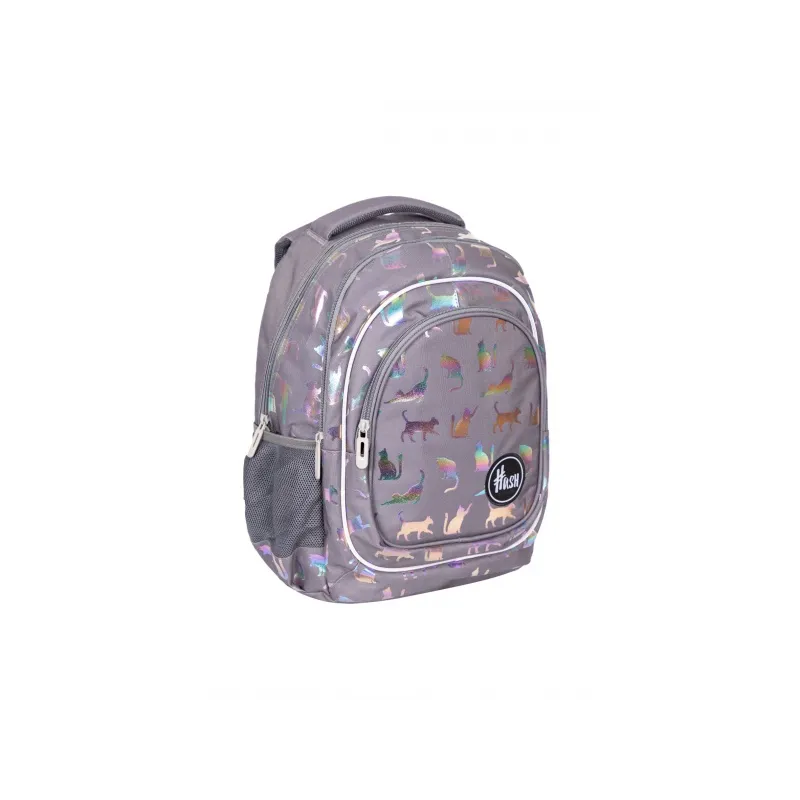 HASH Školní batoh pro první stupeň ULTRAVIOLET CATS, AB330, 502022130