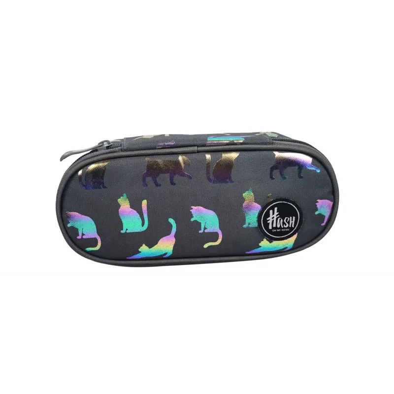 Jednokomorový peračník / puzdro Hash Ultraviolet Cats, AC6, 505022080 Jednokomorový peračník / puzdro Hash Ultraviolet Cats, AC6, 505022080