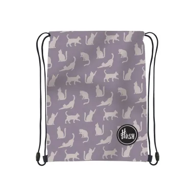 Vrecúško na prezuvky Hash Ultraviolet Cats, AD1, 507022040