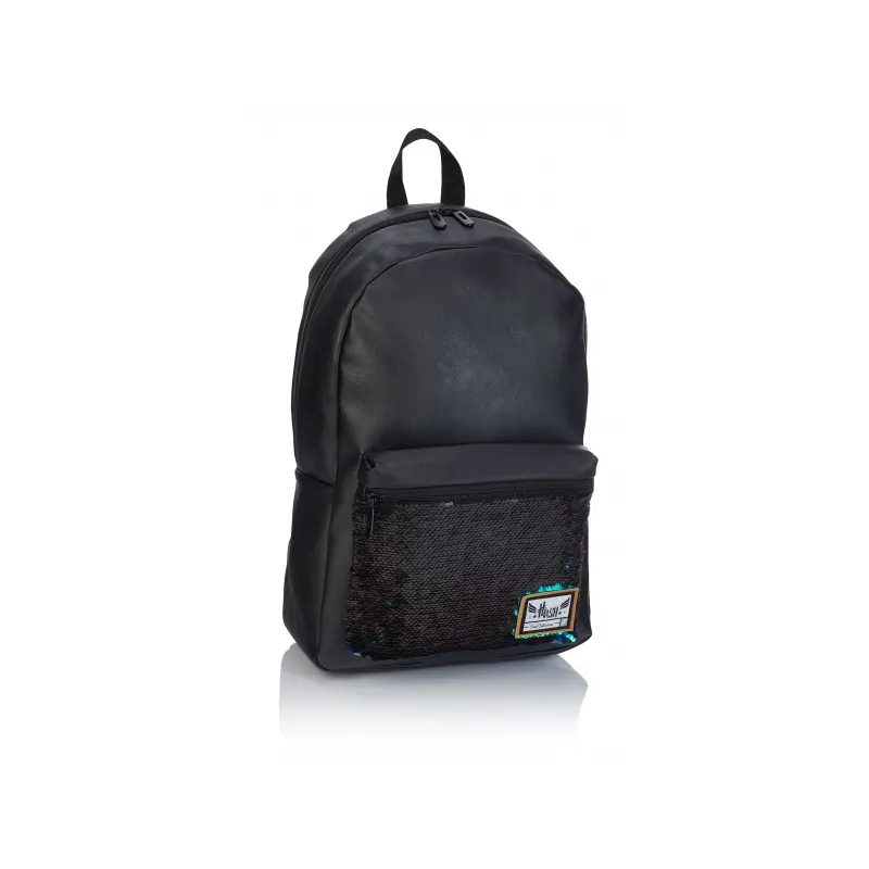 Stylový koženkový batoh HASH, Green Sequins, HS-134, 502019088 Stylový koženkový batoh HASH, Green Sequins, HS-134, 502019088