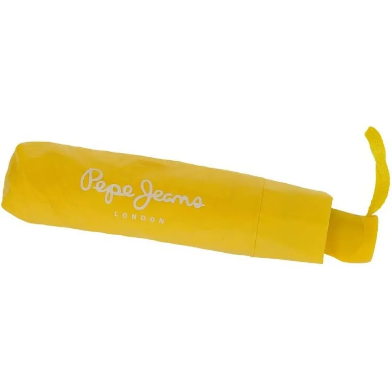 Skladací plnoautomatický dáždnik PEPE JEANS Pastel Yellow / žltý, 78785P1