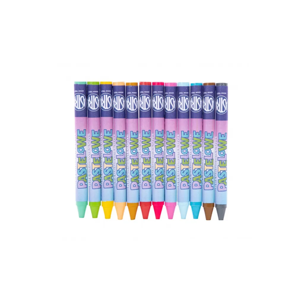 ASTRA Detské voskové farbičky pastelové, sada 12ks, 311022001