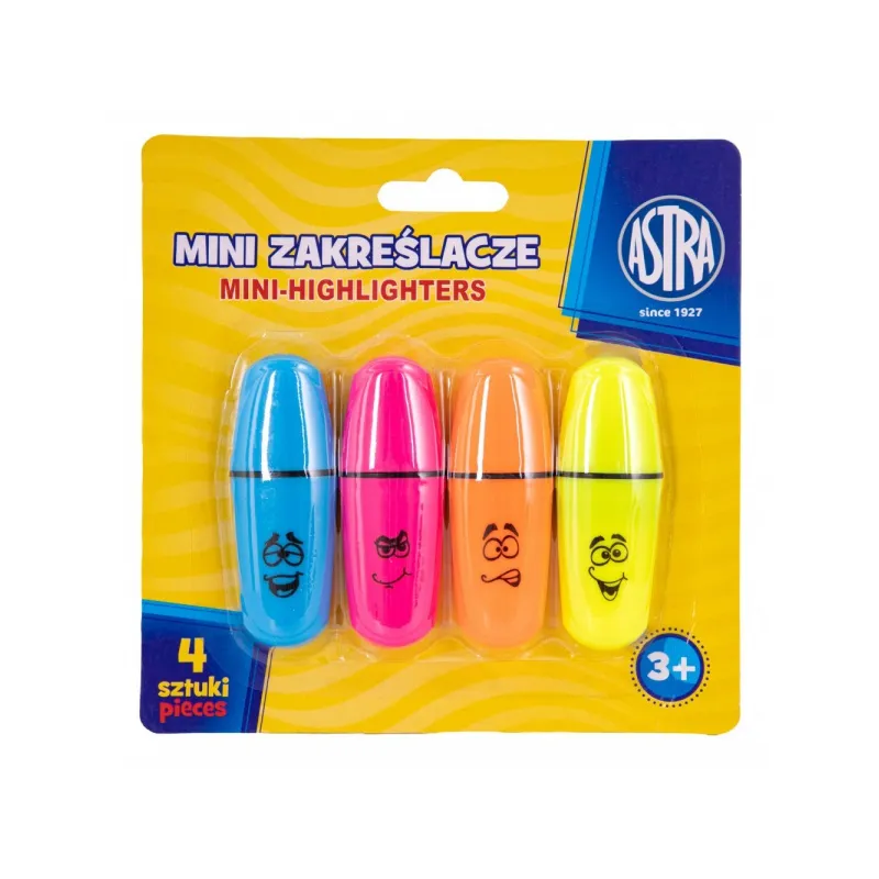 Sada mini zvýrazňovačov, 1-5mm, klinový hrot, 4ks, 317122005 Sada mini zvýrazňovačov, 1-5mm, klinový hrot, 4ks, 317122005