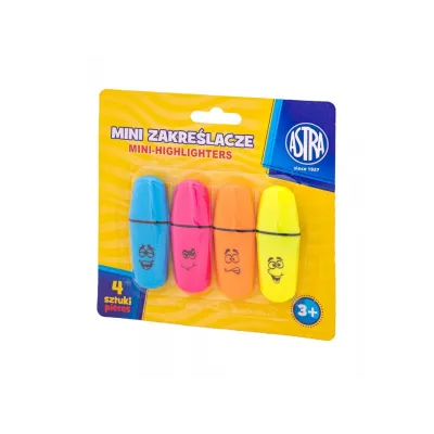 Sada mini zvýrazňovačov, 1-5mm, klinový hrot, 4ks, 317122005 Sada mini zvýrazňovačov, 1-5mm, klinový hrot, 4ks, 317122005
