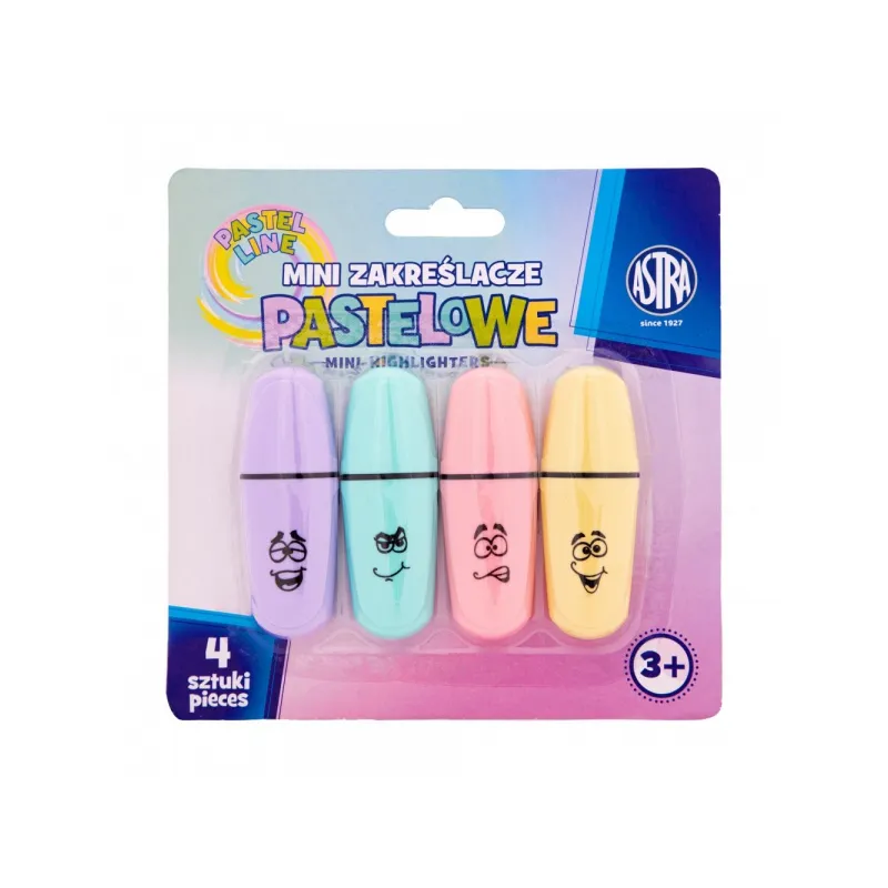 Sada pastelových mini zvýrazňovačov, 1-5mm, klinový hrot, 4ks, 317122006 Sada pastelových mini zvýrazňovačov, 1-5mm, klinový hrot, 4ks, 317122006