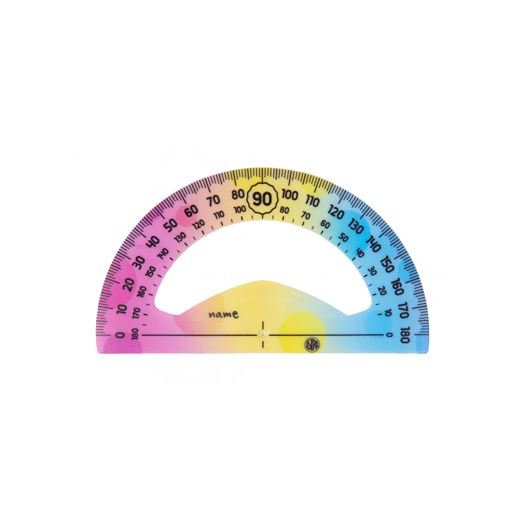 ASTRA PASTEL Geometrická sada (úhloměr, trojúhelník, rovné pravítko), 424022001