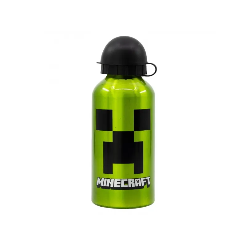 Hliníková fľaša na pitie MINECRAFT, 400ml, 40734 Hliníková fľaša na pitie MINECRAFT, 400ml, 40734