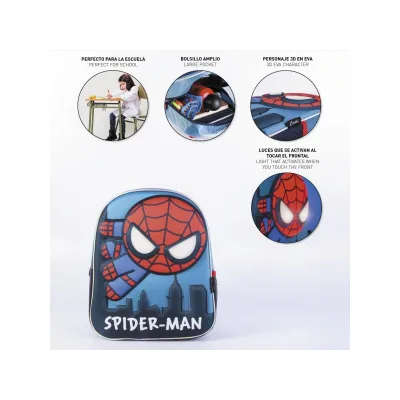 Detský svetielkujúci 3D batoh SPIDERMAN, 2100003801 Detský svetielkujúci 3D batoh SPIDERMAN, 2100003801