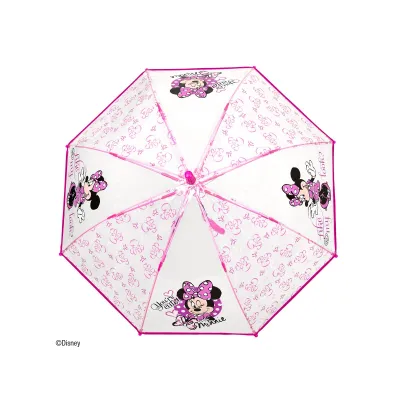 PERLETTI Detský automatický dáždnik MINNIE MOUSE Transparent, 50135 PERLETTI Detský automatický dáždnik MINNIE MOUSE Transparent, 50135