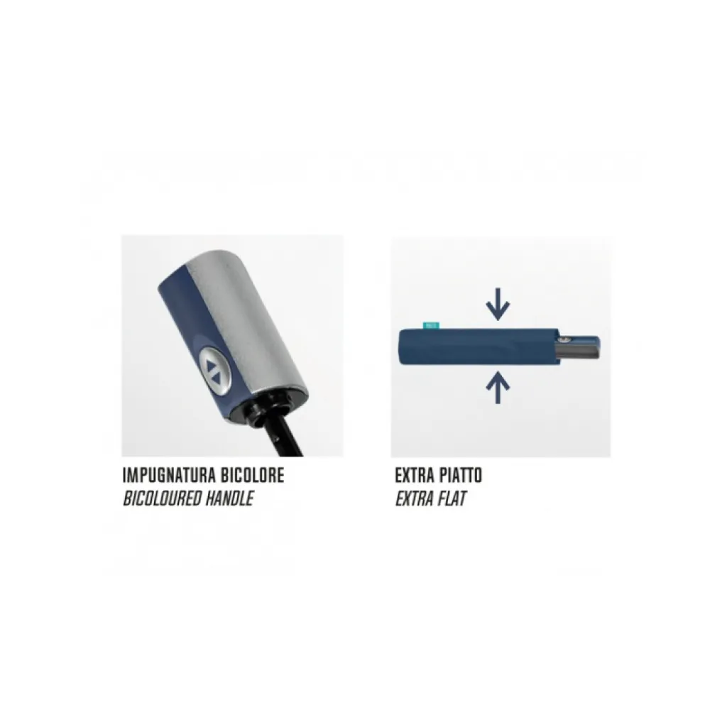 PERLETTI  Plnoautomatický skladací dáždnik PROMOCIONALI / zelená, 96026-03