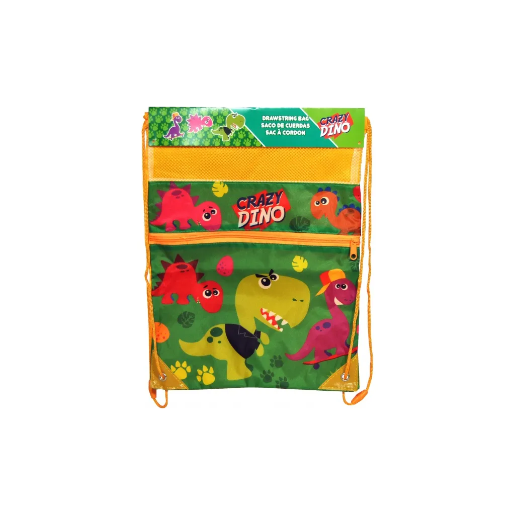 Vrecúško na prezuvky 40/30cm CRAZY DINO, KL10995