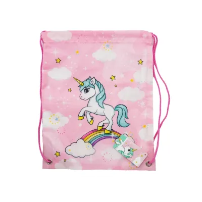 Zatahovací sáček UNICORN Pink 25x30cm, 29054 Zatahovací sáček UNICORN Pink 25x30cm, 29054