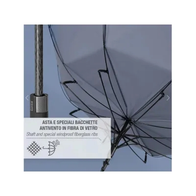 PERLETTI TECHNOLOGY Luxusný automatický dáždnik s reflexným pásom, 21726 PERLETTI TECHNOLOGY Luxusný automatický dáždnik s reflexným pásom, 21726