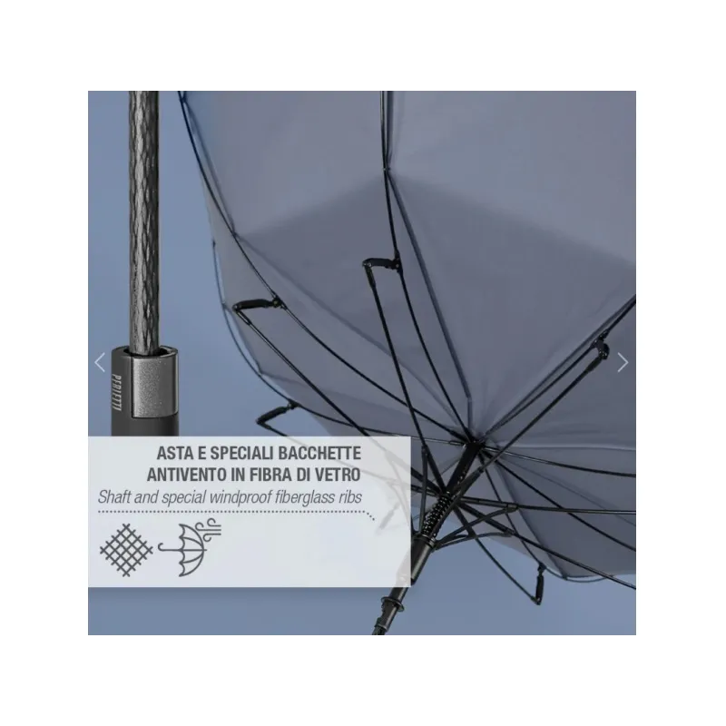 PERLETTI TECHNOLOGY Luxusný automatický dáždnik s reflexným pásom, 21726 PERLETTI TECHNOLOGY Luxusný automatický dáždnik s reflexným pásom, 21726
