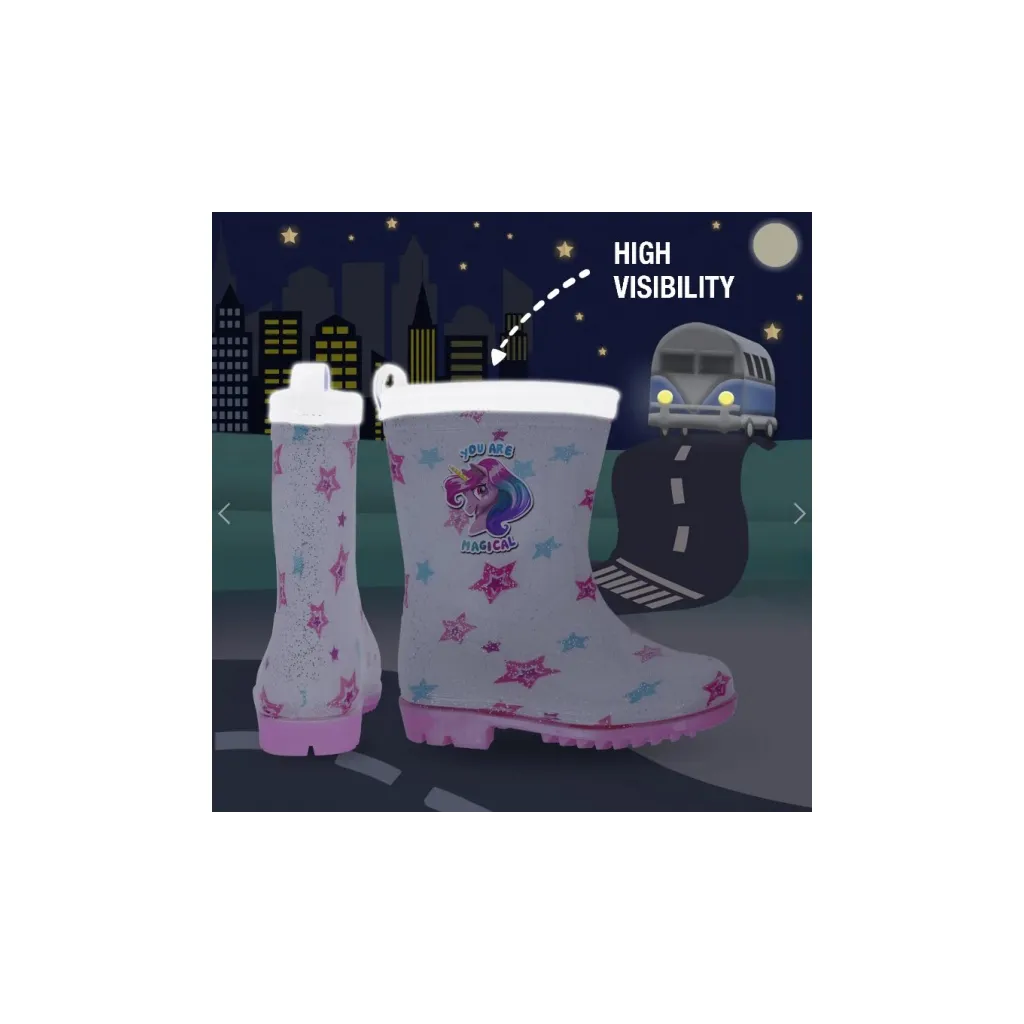 PERLETTI Dětské reflexní holínky COOL KIDS Unicorn, 15607