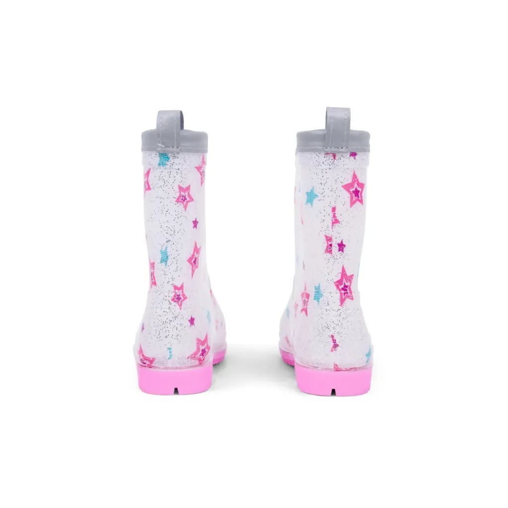 Detské reflexné gumáky Perletti Cool Kids Unicorn – dievčenské gumáky s reflexnými pásmi, 15607