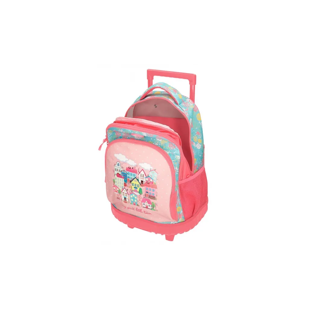 Školní batoh na kolečkách MOVEM My Little Town, 30L, 4652921