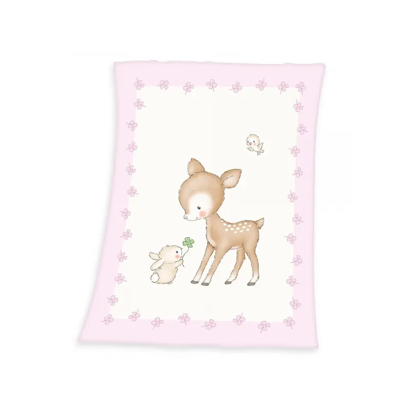 Baby supersoft flísová deka 75/110cm Herding MALÁ SRNKA Baby supersoft flísová deka 75/110cm Herding MALÁ SRNKA