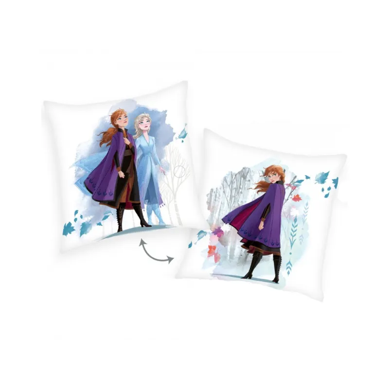 HERDING Obojstranný dekoračný vankúšik 40/40cm DISNEY FROZEN 2