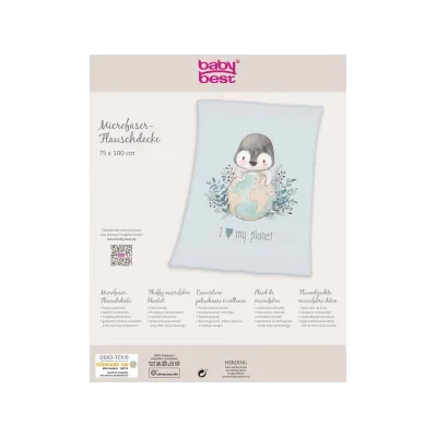 HERDING Baby supersoft deka 75/100cm MALÝ TUČNÍK HERDING Baby supersoft deka 75/100cm MALÝ TUČNÍK
