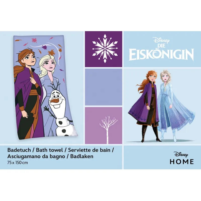 HERDING Bavlnená osuška 75/150cm DISNEY FROZEN 2