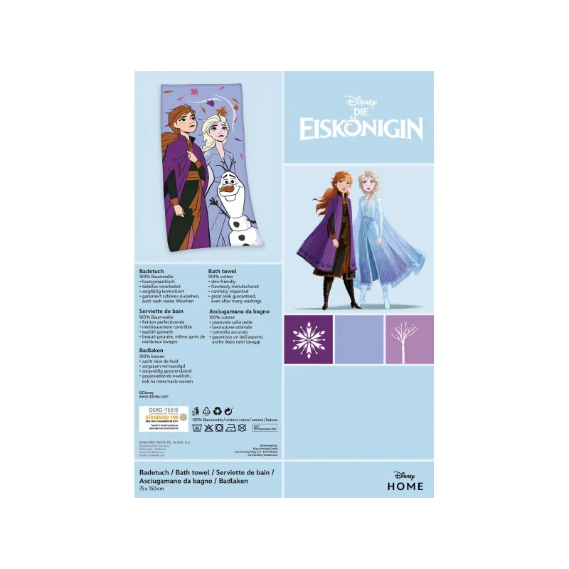 Bavlnená osuška 75/150cm Herding DISNEY FROZEN 2 Bavlnená osuška 75/150cm Herding DISNEY FROZEN 2