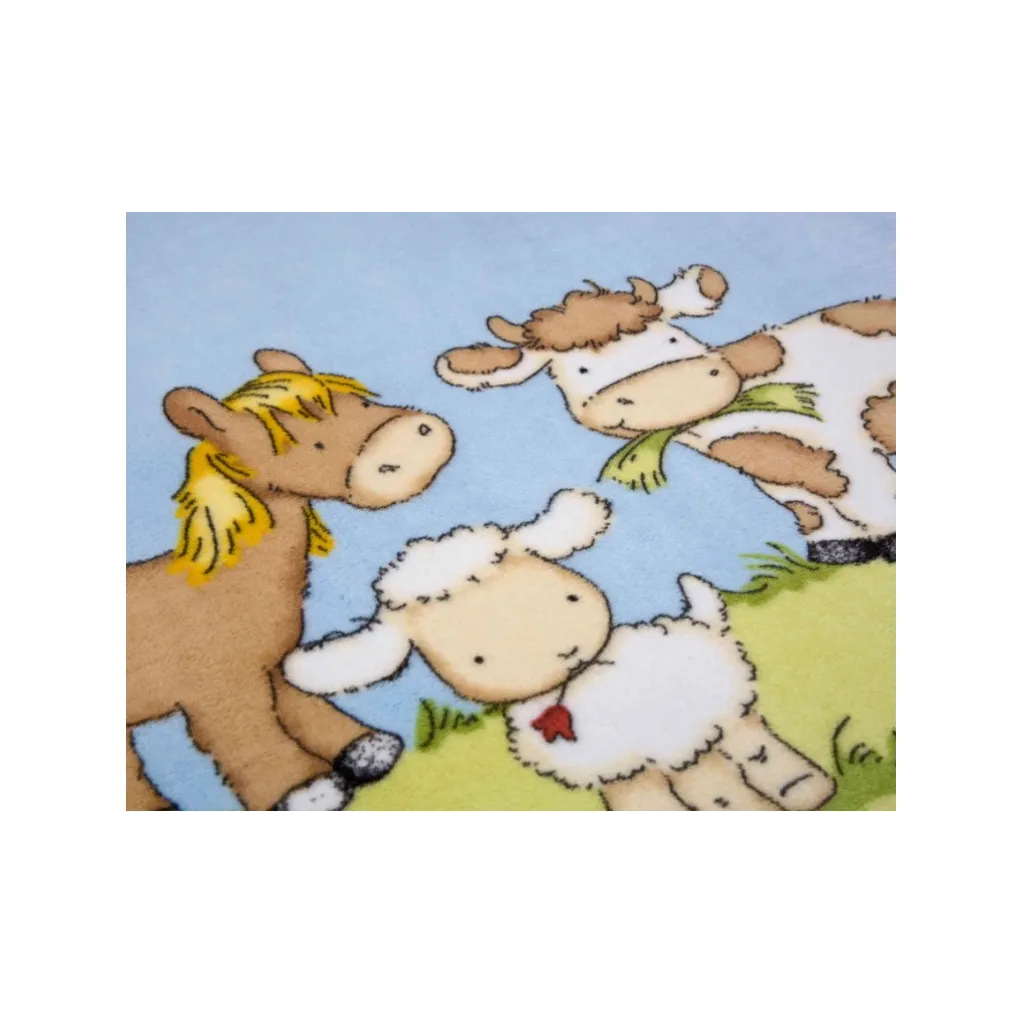 Baby supersoft flísová deka 75/110cm Herding FARMA