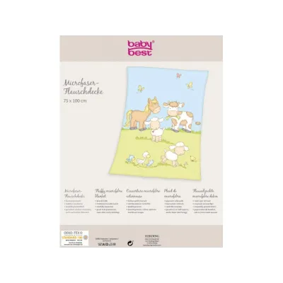 HERDING Baby supersoft flísová deka 75/110cm FARMA HERDING Baby supersoft flísová deka 75/110cm FARMA